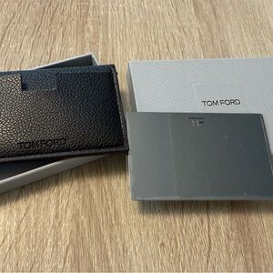 Tom Ford Mirror with Black Leather Card Holder